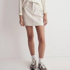 Madewell faux leather skirt NWT